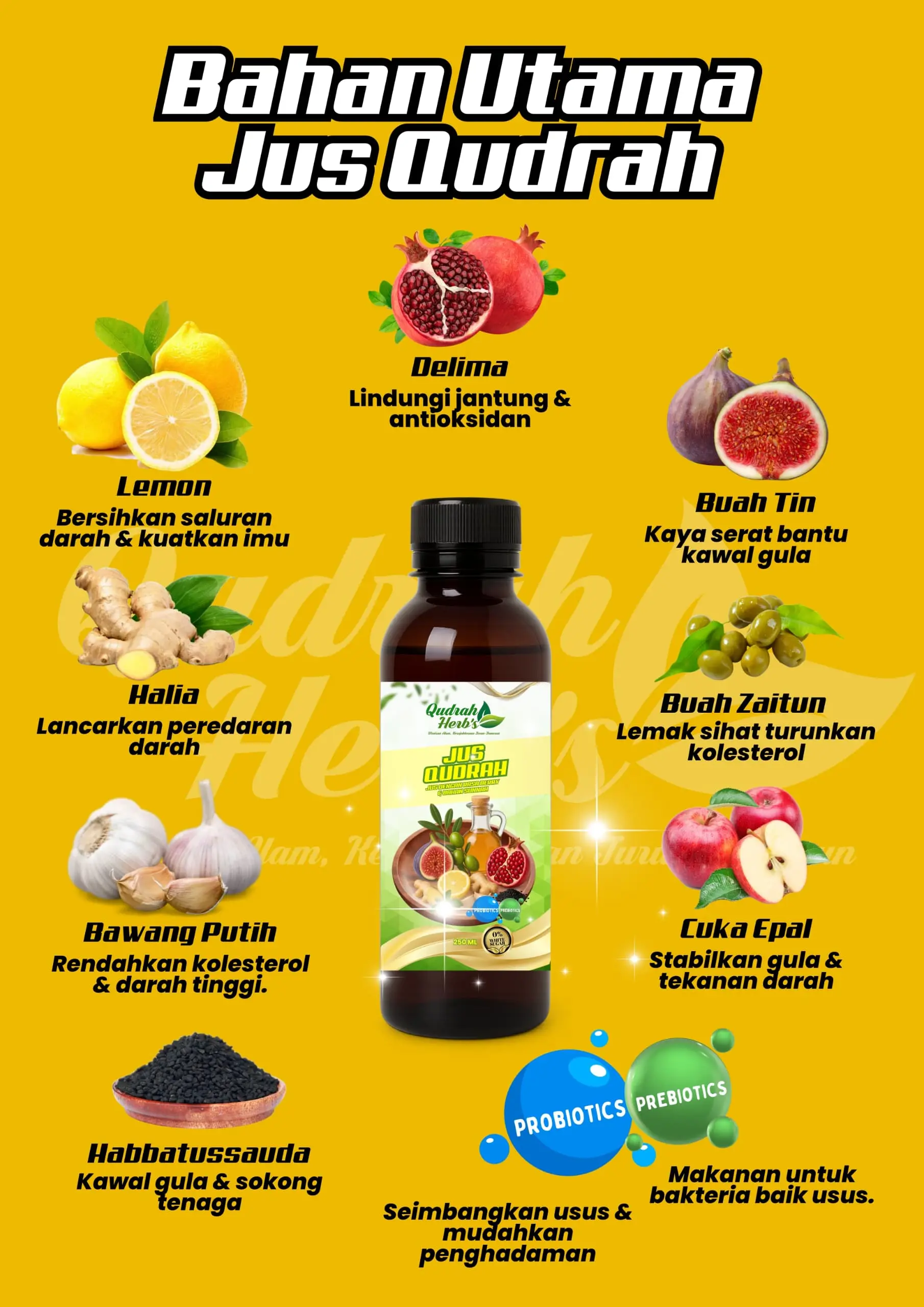 Bahan Tambahan Jus Qudrah